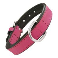 Hondenhalsband Gloria Gestoffeerd Fuchsia (40 cm) (40 x 2 cm)