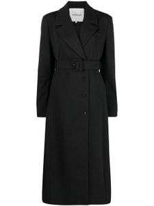 HERSKIND trench Ezra à taille ceinturée - Gris