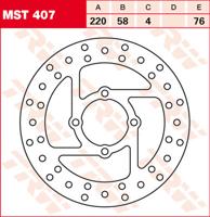 TRW Remschijf, remschijven voor de moto, MST407