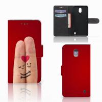 Nokia 2 | Wallet Case | met Pasjes | Liefde - Origineel Romantisch Cadeau