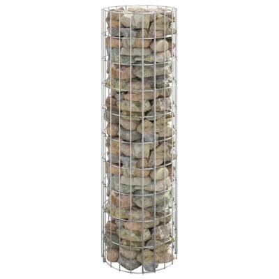 VidaXL Gabion paal rond ø30x100 cm gegalvaniseerd staal
