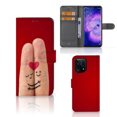 OPPO Find X5 | Wallet Case | met Pasjes | Liefde - Origineel Romantisch Cadeau