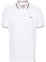 Boggi Milano polo à logo brodé - Blanc