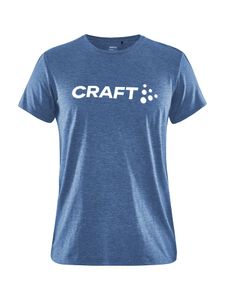 Craft 1913422 Community Logo SS Tee W - Club Cobolt/Melange - XXL