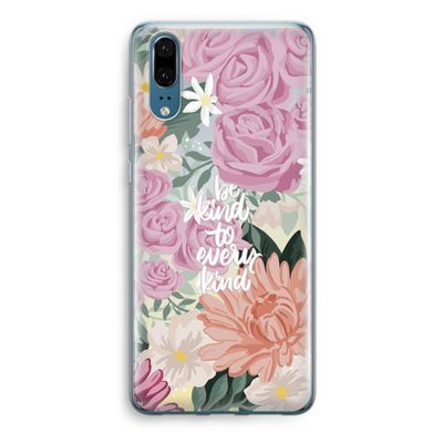 Kindness matters: Huawei P20 Transparant Hoesje