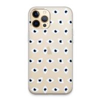Eyes pattern: iPhone 13 Pro Max Transparant Hoesje