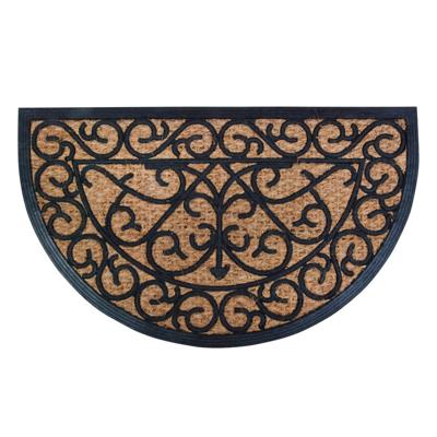 Best for Boots Deurmat - halfrond - kokos en rubber - 75 x 45 cm