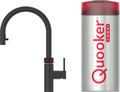 Quooker Flex met COMBI+ boiler 3-in-1-kraan zwart