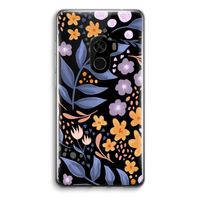 Flowers with blue leaves: Xiaomi Mi Mix 2 Transparant Hoesje