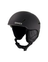 Sinner Crest Ski / Snowboard Helm (zwart) Mat Zwart S (50-54 Cm)