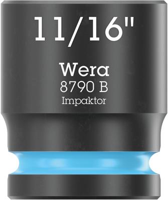 Wera 8790 B Impaktor-dop met 3/8"-aandrijving, 11/16" x 30 mm - 05005521001