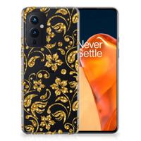 OnePlus 9 | TPU Case | Gouden Bloemen