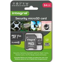 Integral Micro SD geheugenkaart V30 64GB Security - 9500500