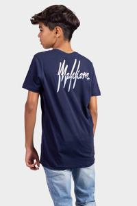 Malelions Split Essentials T-Shirt Kids Blauw - Maat 128 - Kleur: Blauw | Soccerfanshop