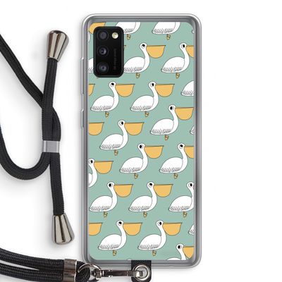 Pelican: Samsung Galaxy A41 Transparant Hoesje met koord