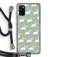 Pelican: Samsung Galaxy A41 Transparant Hoesje met koord