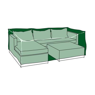 Beschermhoes Altadex Meubelset Groen Multicolour Polyethyleen 300 x 200 x 80 cm