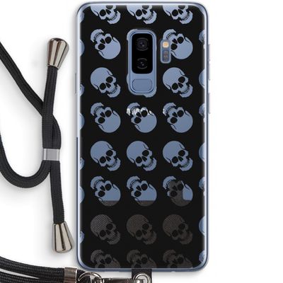 Musketon Skulls: Samsung Galaxy S9 Plus Transparant Hoesje met koord