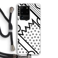 Pop Art #4: Samsung Galaxy S20 Ultra Transparant Hoesje met koord