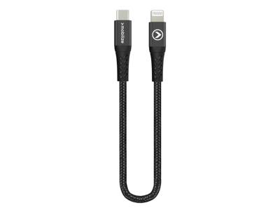 Mobilize Mobilize Strong Nylon Cable USB-C to MFi Lighting 20cm. 60W Black