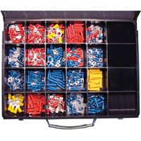 Assortiment Geïsoleerde Kabelschoenen ineen 21-vaks metalen