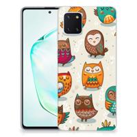 Samsung Galaxy Note 10 Lite | TPU Hoesje | Vrolijke Uilen