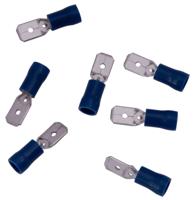 Dresselhaus platte stekker blade terminal, insulated 6.3x0.8mm/ 1.5-2.5 qmm