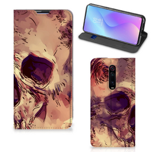 Mobiel BookCase Xiaomi Mi 9T Pro Skullhead