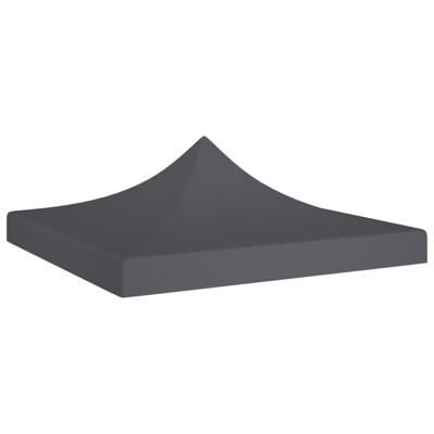 VidaXL Partytentdak 270 g/m² 2x2 m antraciet