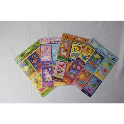 Sticker Uitdeelboekjes Onderwaterwereld, 6st.