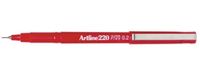 Fineliner Artline 220 rond 0.2mm rood