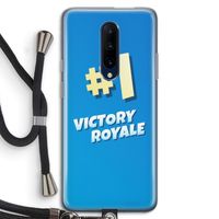 Victory Royale: OnePlus 7 Pro Transparant Hoesje met koord