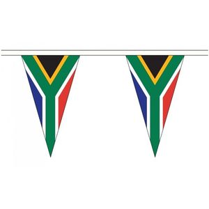 Zuid Afrikaanse landen versiering vlaggetjes 5 meter