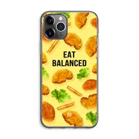Eat Balanced: iPhone 11 Pro Max Transparant Hoesje
