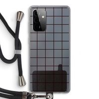Rooster: Samsung Galaxy A72 5G Transparant Hoesje met koord