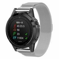 Milanese bandje -Zilver - Garmin Fenix 7 / 6 / 5