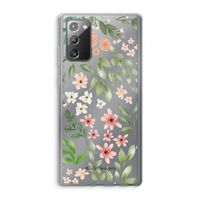 Botanical sweet flower heaven: Samsung Galaxy Note 20 / Note 20 5G Transparant Hoesje