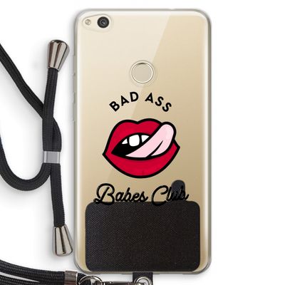 Badass Babes Club: Huawei Ascend P8 Lite (2017) Transparant Hoesje met koord