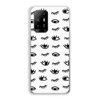 Eye pattern #2: Oppo A94 5G Transparant Hoesje