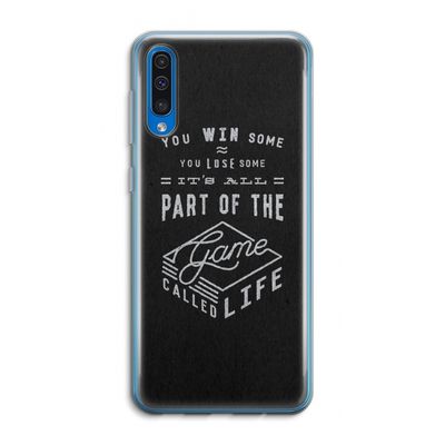 Life: Samsung Galaxy A50 Transparant Hoesje