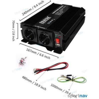 WEN8099 - 12V Gemodificeerde Golfomvormer 1000W