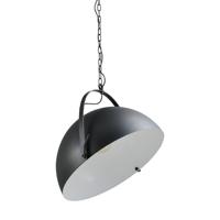 Masterlight Landelijke hanglamp Larino 60 retro zwart met wit 2200-30-06-B-K