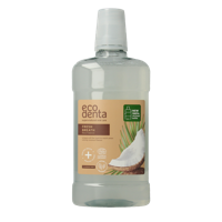 Ecodenta Mondwater munt kokos 500 Milliliter