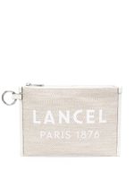 Lancel pochette à logo imprimé - Tons neutres - thumbnail