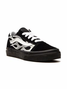 Vans Kids baskets Old Skool 'Metallic Flame' - Noir