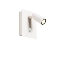 QAZQA Buiten wandlamp wit incl. LED IP54 bewegingssensor - Simon