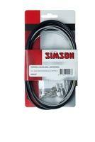 Simson Versnellingskabel set sa/gazelle 1700/2150 mm zw/zi