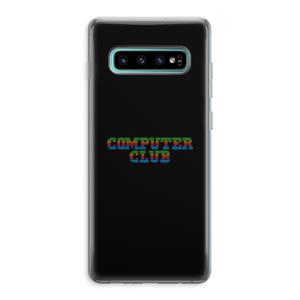 Retro: Samsung Galaxy S10 Plus Transparant Hoesje