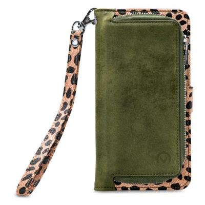 Mobilize 2in1 Magnet Zipper Case Samsung Galaxy A04s/A13 5G Olive/Leopard
