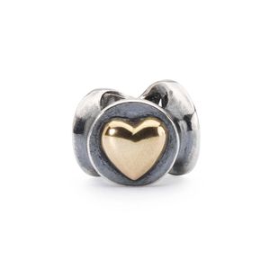 Trollbeads TAGBE-00138 Kraal Vreugde, Vrede & Liefde zilver/goud